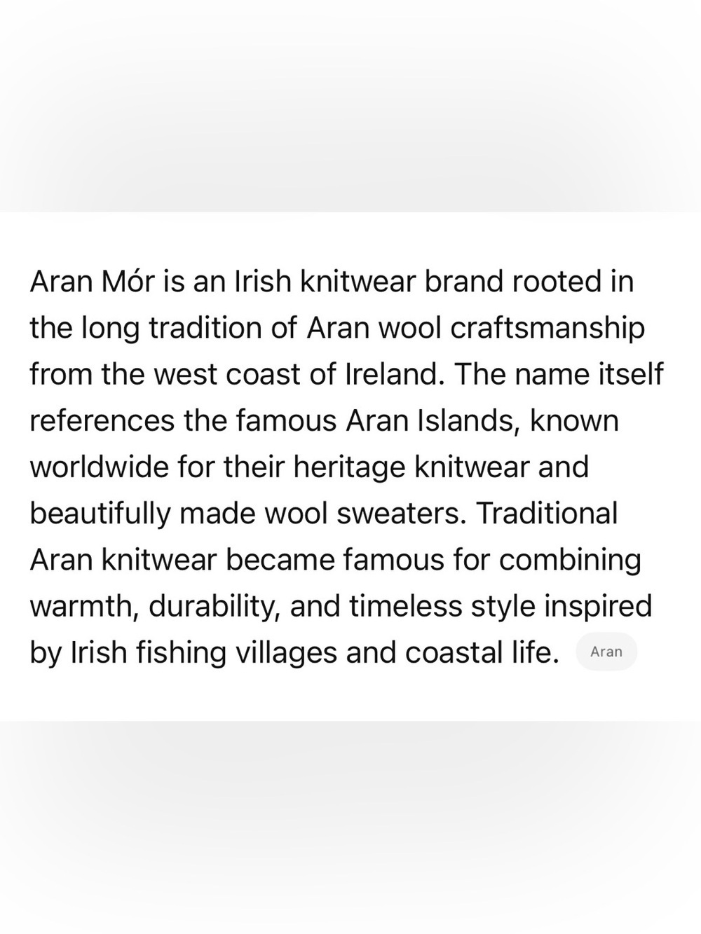 100% Merino Wool Aran Mor NWT Made in Ireland 🇮🇪 Cardigan size M. - Picture 2 of 10